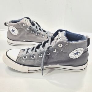 CONVERSE CHUCK TAYLOR STREET MID TOP SNEAKER MEN'S SIZE 8.5 WIZARD GREY
